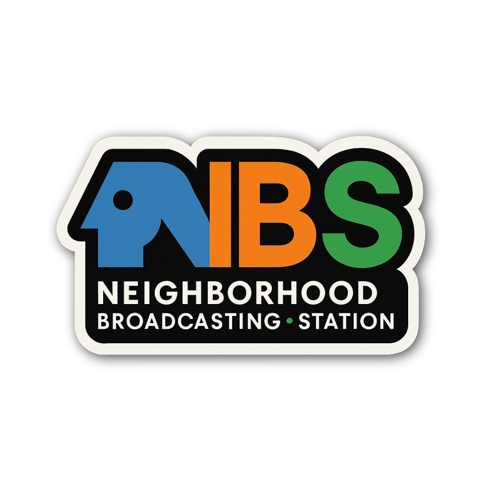 Neighborhood Sticker, Waterproof Vinyl Decal Sticker Indoor Or Outdoor 2 (Pieces) 3" and 5"