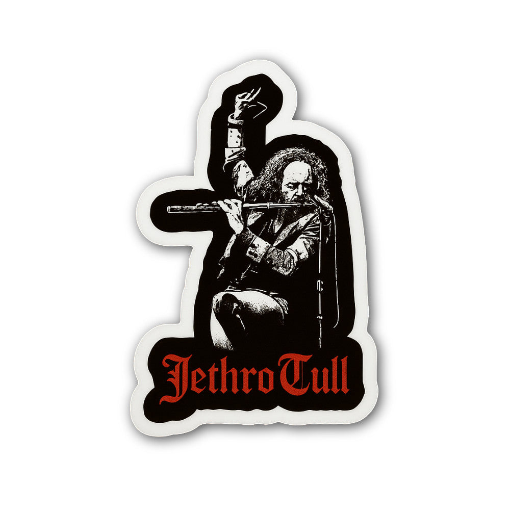 Jethro Tull Sticker, Waterproof Vinyl Decal Sticker Indoor Or Outdoor 2 (Pieces) 3" and 5"