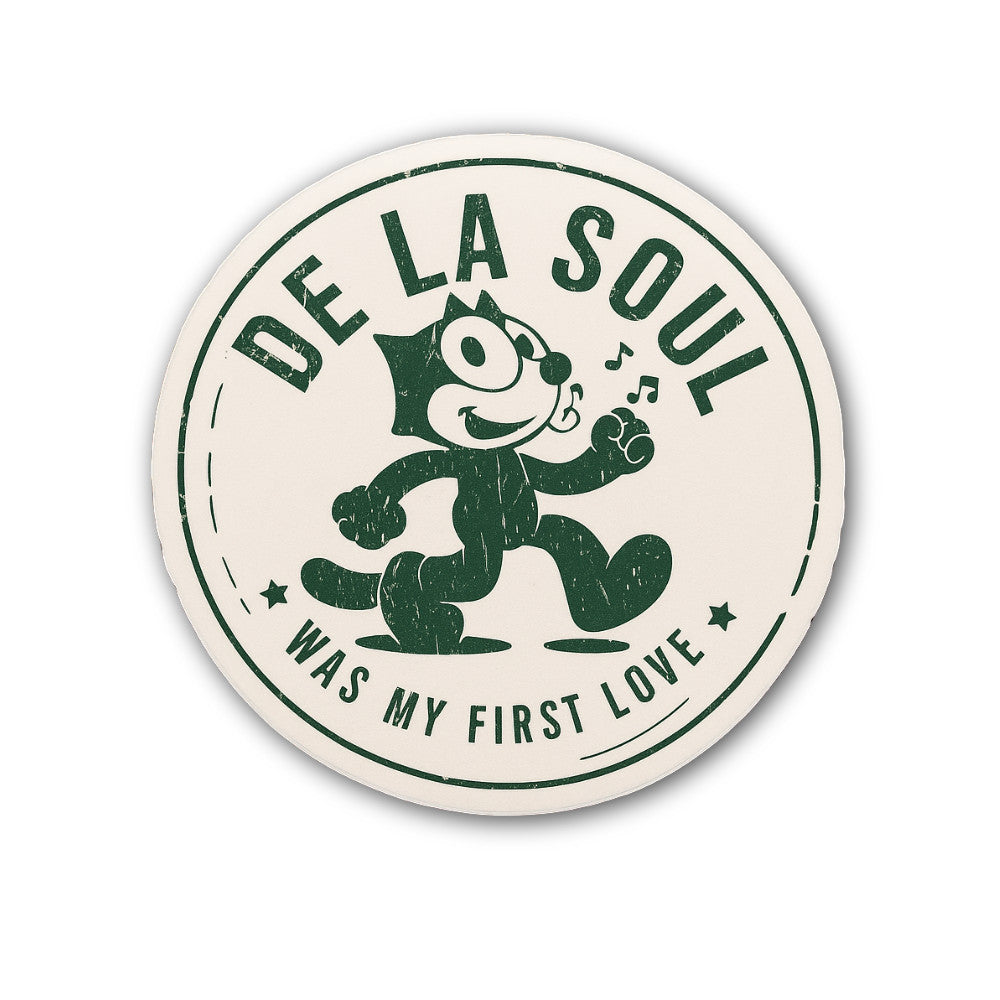 DE LA Soul was My First Love Sticker, Waterproof Vinyl Decal Sticker Indoor Or Outdoor 2 (Pieces) 3" and 5"