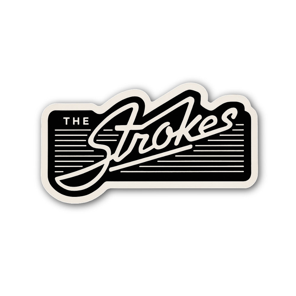 The Strokes Sticker, Waterproof Vinyl Decal Sticker Indoor Or Outdoor 2 (Pieces) 3" and 5"
