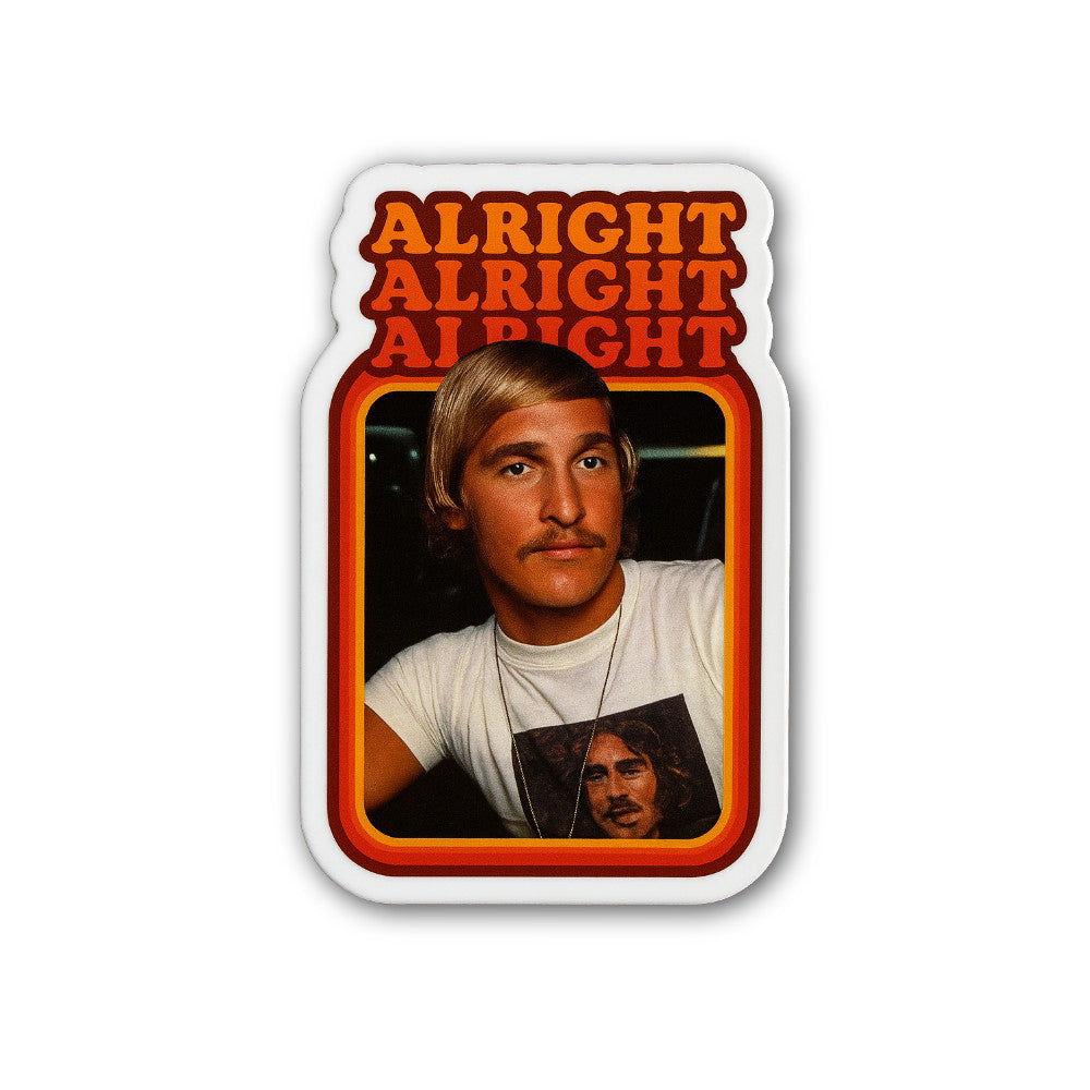 A@LRIGHT Sticker, Waterproof Vinyl Decal Sticker Indoor Or Outdoor 2 (Pieces) 3" and 5"