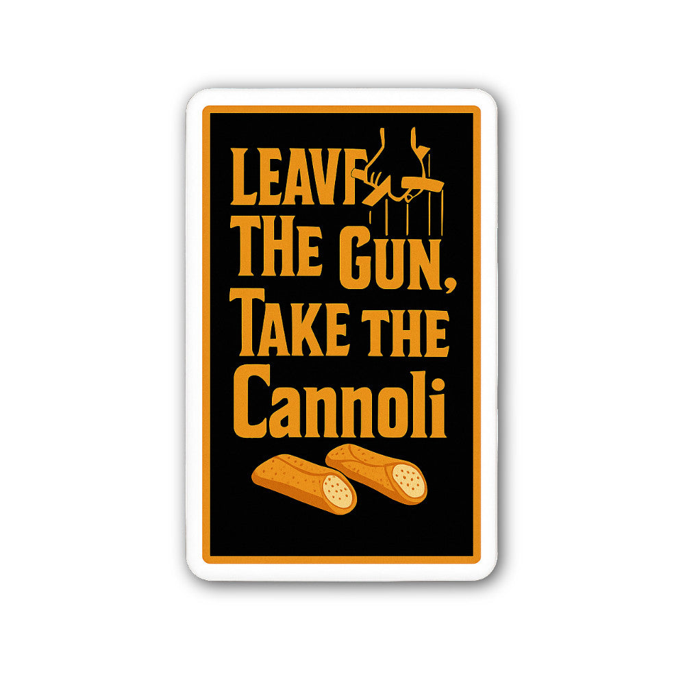 Leave The Gun Sticker, Waterproof Vinyl Decal Sticker Indoor Or Outdoor 2 (Pieces) 3" and 5"