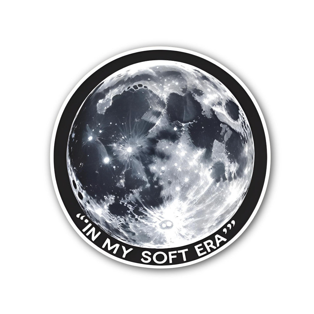 In My Soft ERA Sticker, Waterproof Vinyl Decal Sticker Indoor Or Outdoor 2 (Pieces) 3" and 5"