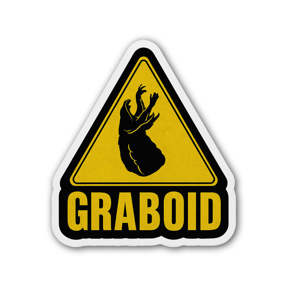 GRABOID Sticker, Waterproof Vinyl Decal Sticker Indoor Or Outdoor 2 (Pieces) 3" and 5"
