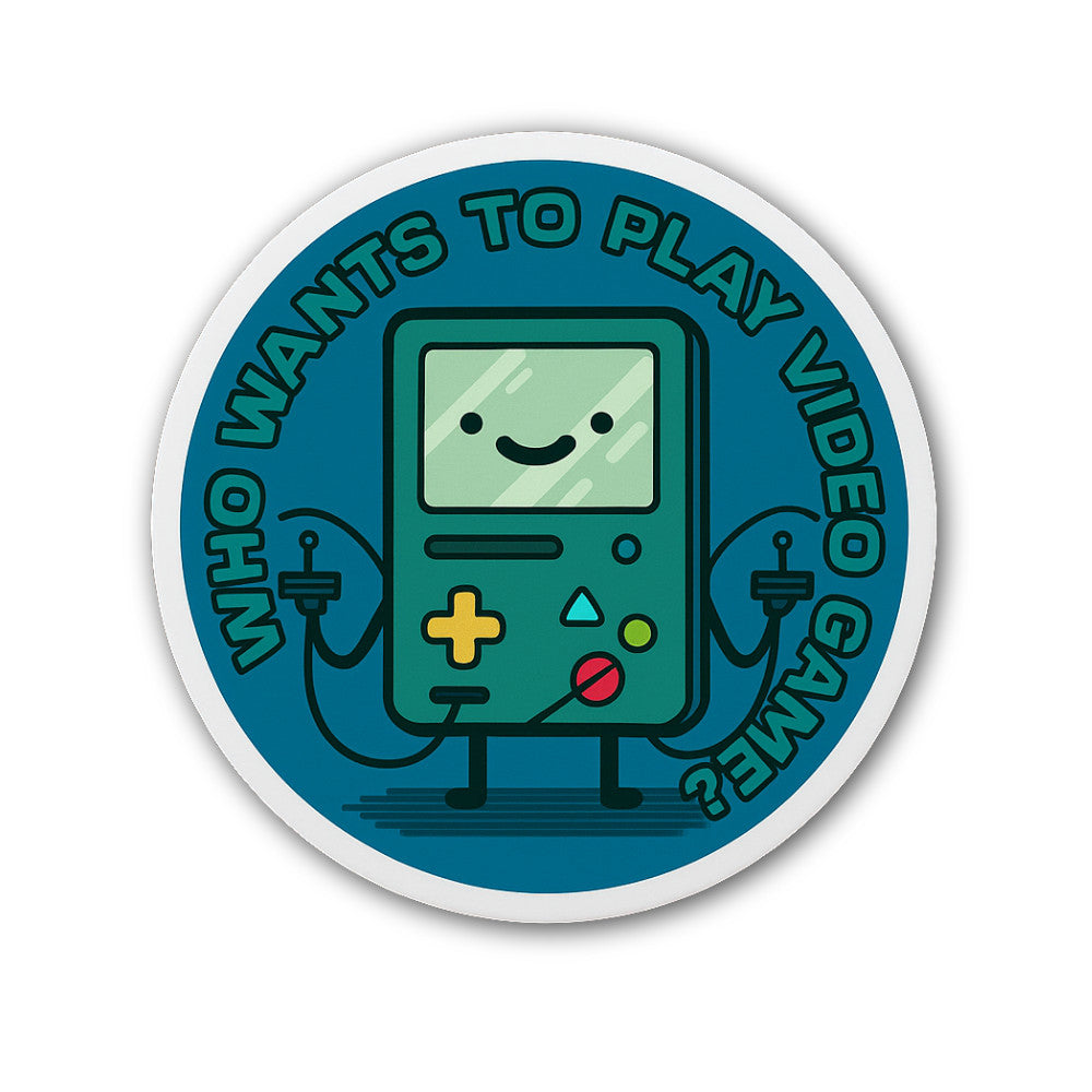 Video Game Sticker, Waterproof Vinyl Decal Sticker Indoor Or Outdoor 2 (Pieces) 3" and 5"