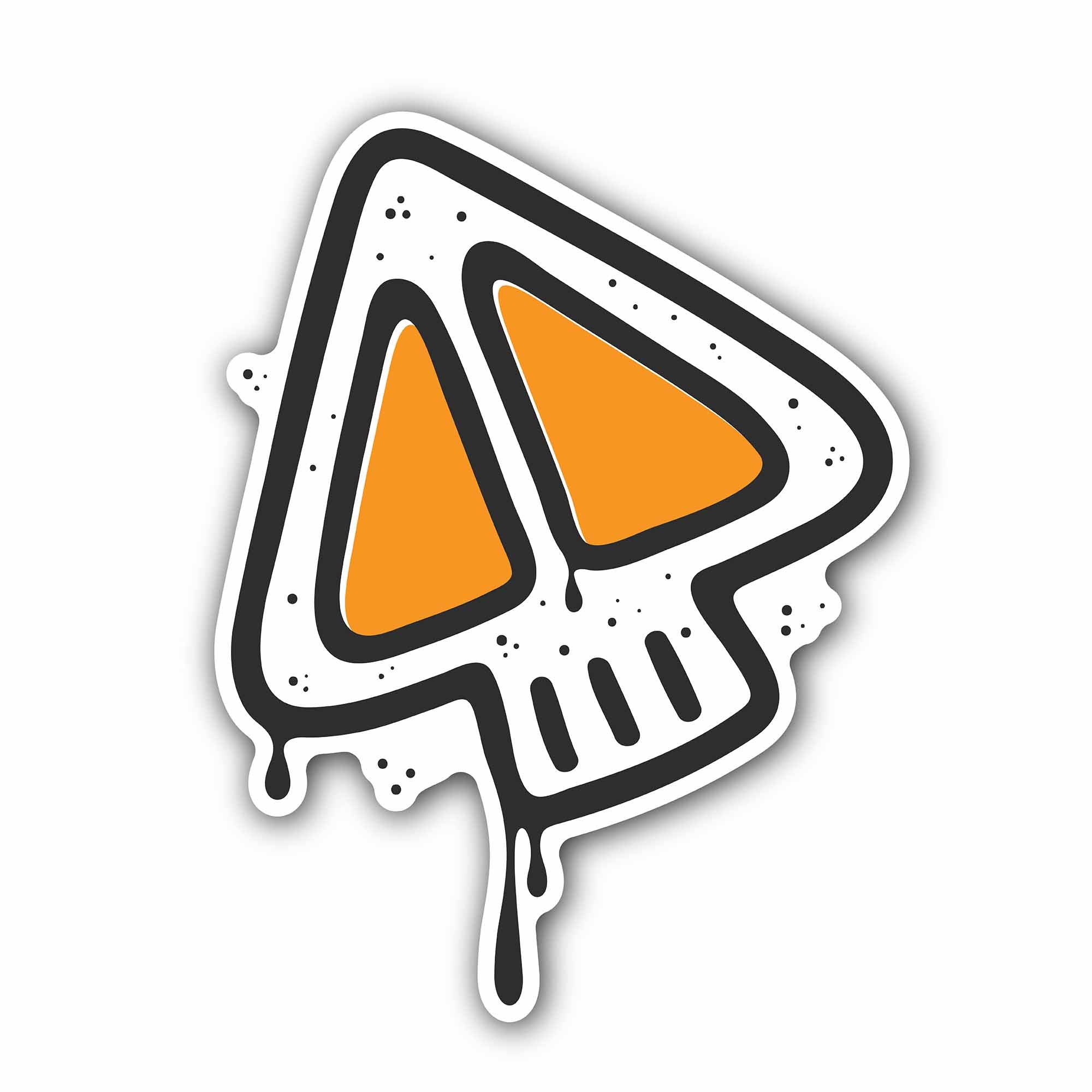 Halloween Sticker, Waterproof Vinyl Decal Sticker Indoor Or Outdoor 2 (Pieces) 3" and 5"