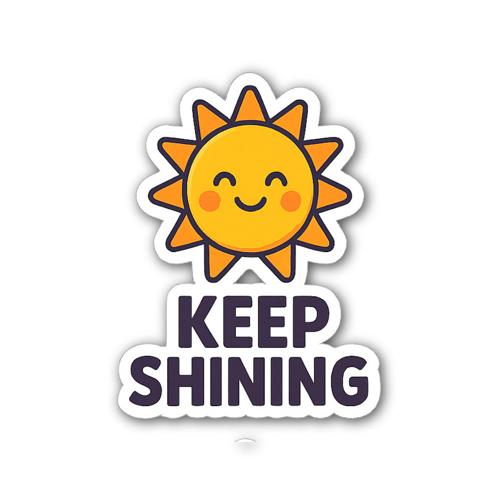 K@EEP Shining Sticker, Waterproof Vinyl Decal Sticker Indoor Or Outdoor 2 (Pieces) 3" and 5"