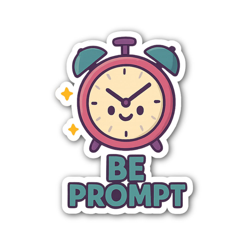 BE Prompt Sticker, Waterproof Vinyl Decal Sticker Indoor Or Outdoor 2 (Pieces) 3" and 5"