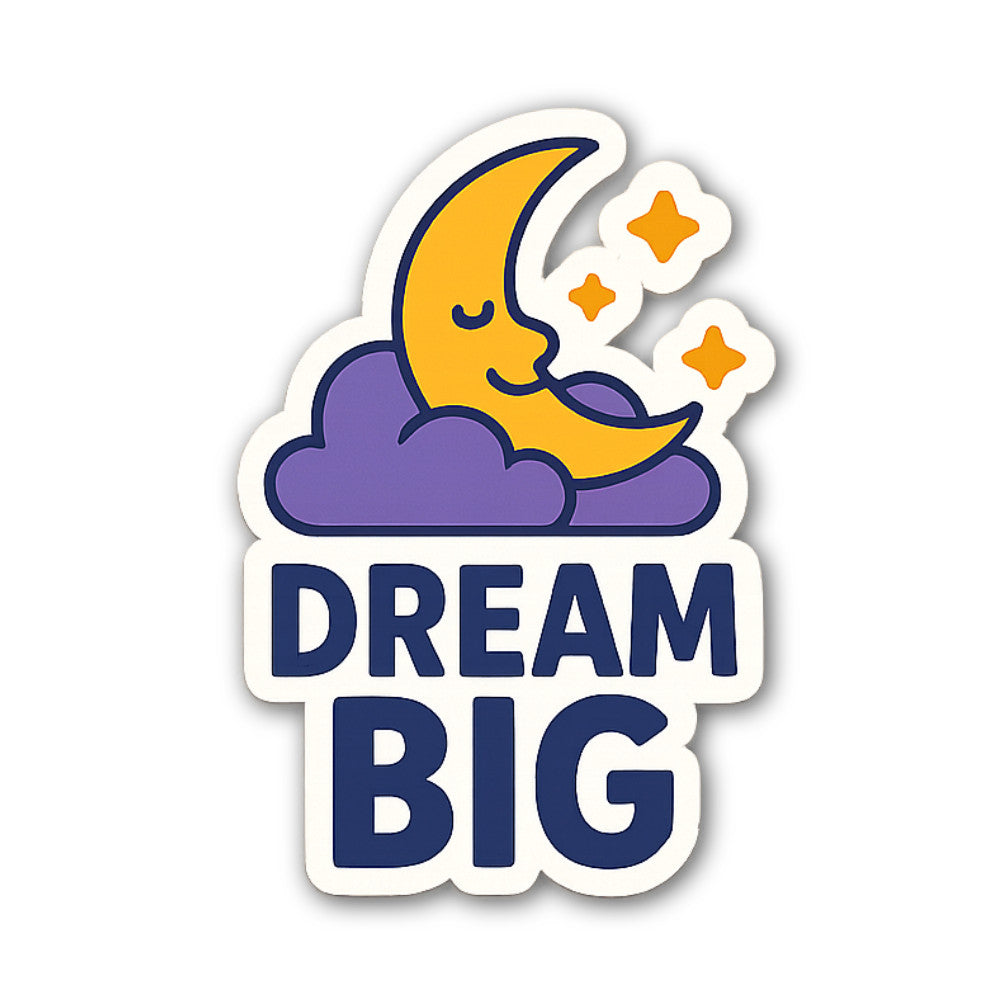 Purple Cloud Sticker, Waterproof Vinyl Decal Sticker Indoor Or Outdoor 2 (Pieces) 3" and 5"