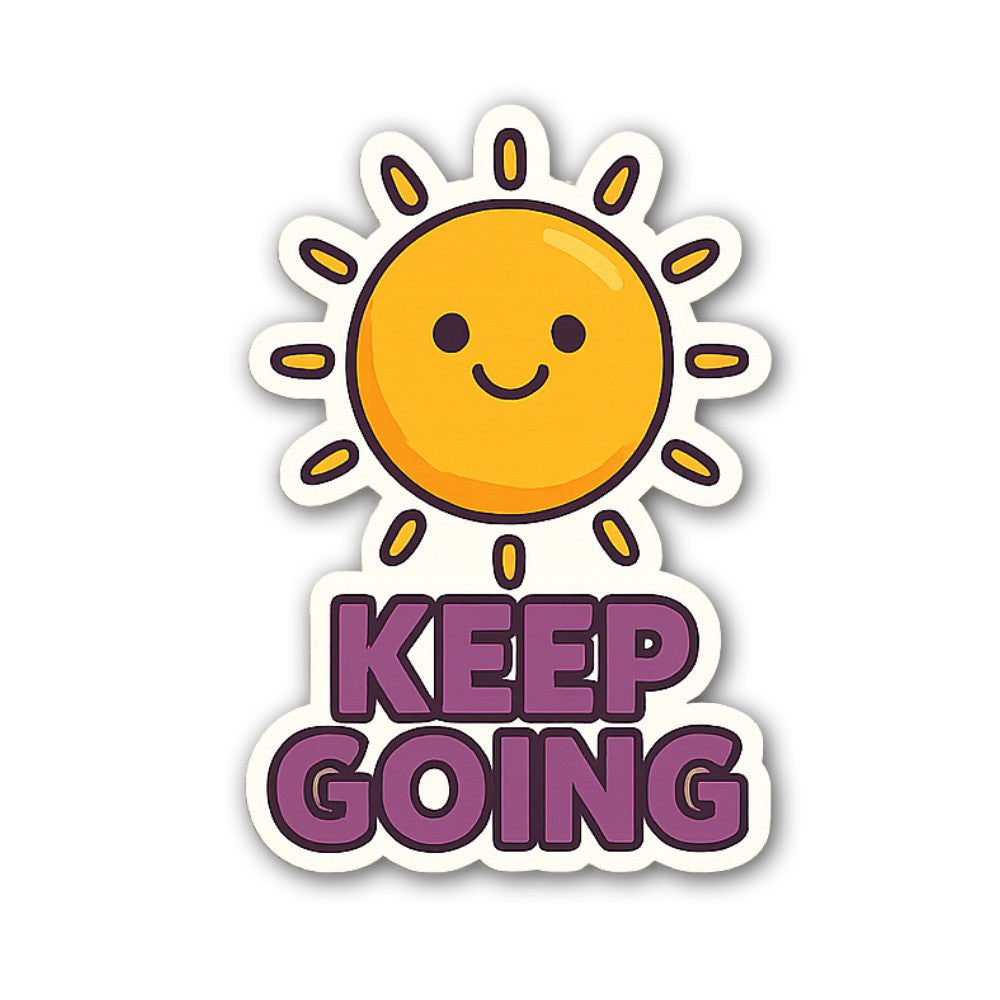Beautiful Sun Sticker, Waterproof Vinyl Decal Sticker Indoor Or Outdoor 2 (Pieces) 3" and 5"