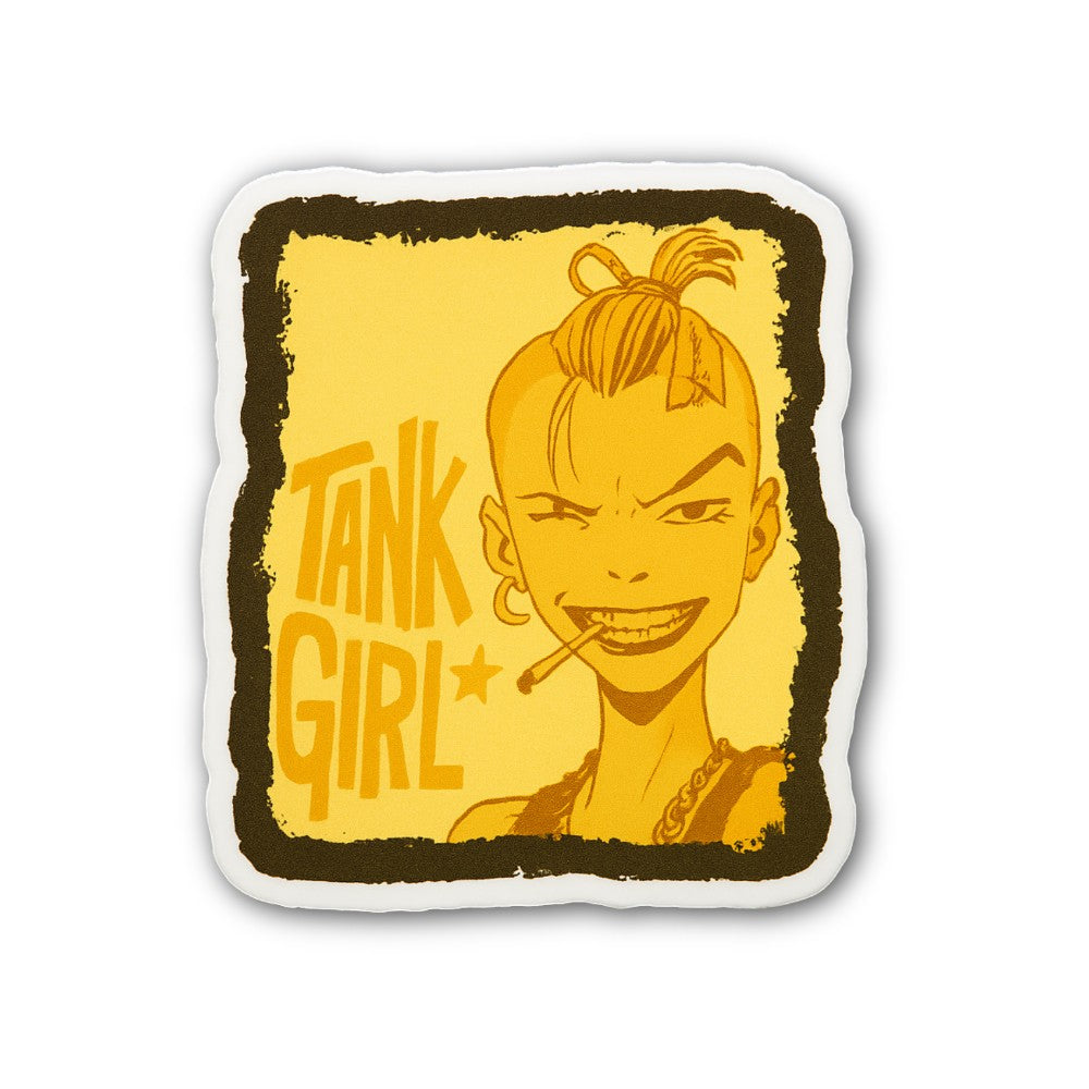Punk tank girl Sticker, Waterproof Vinyl Decal Sticker Indoor Or Outdoor 2 (Pieces) 3" and 5"