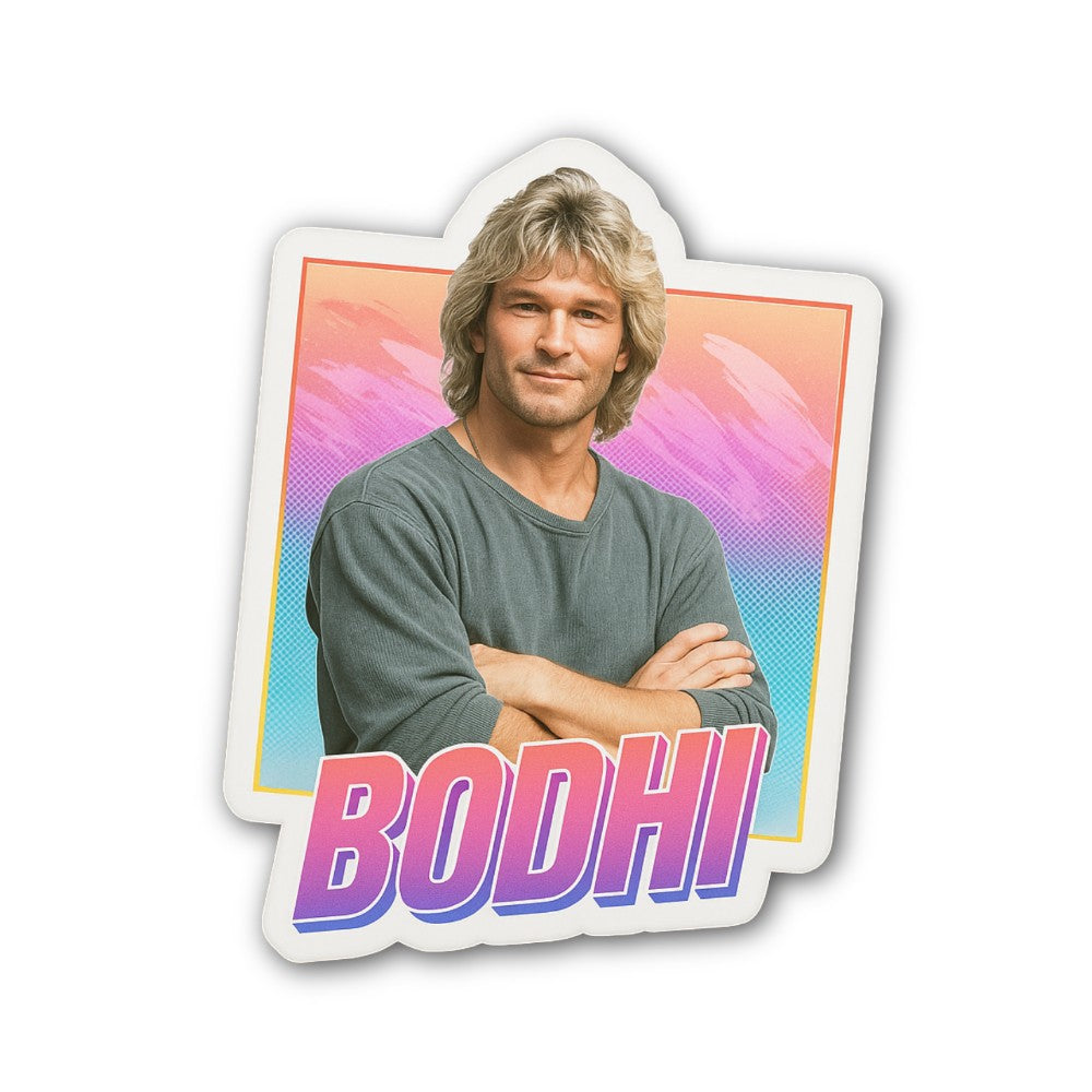 BODHI Boy Sticker, Waterproof Vinyl Decal Sticker Indoor Or Outdoor 2 (Pieces) 3" and 5"
