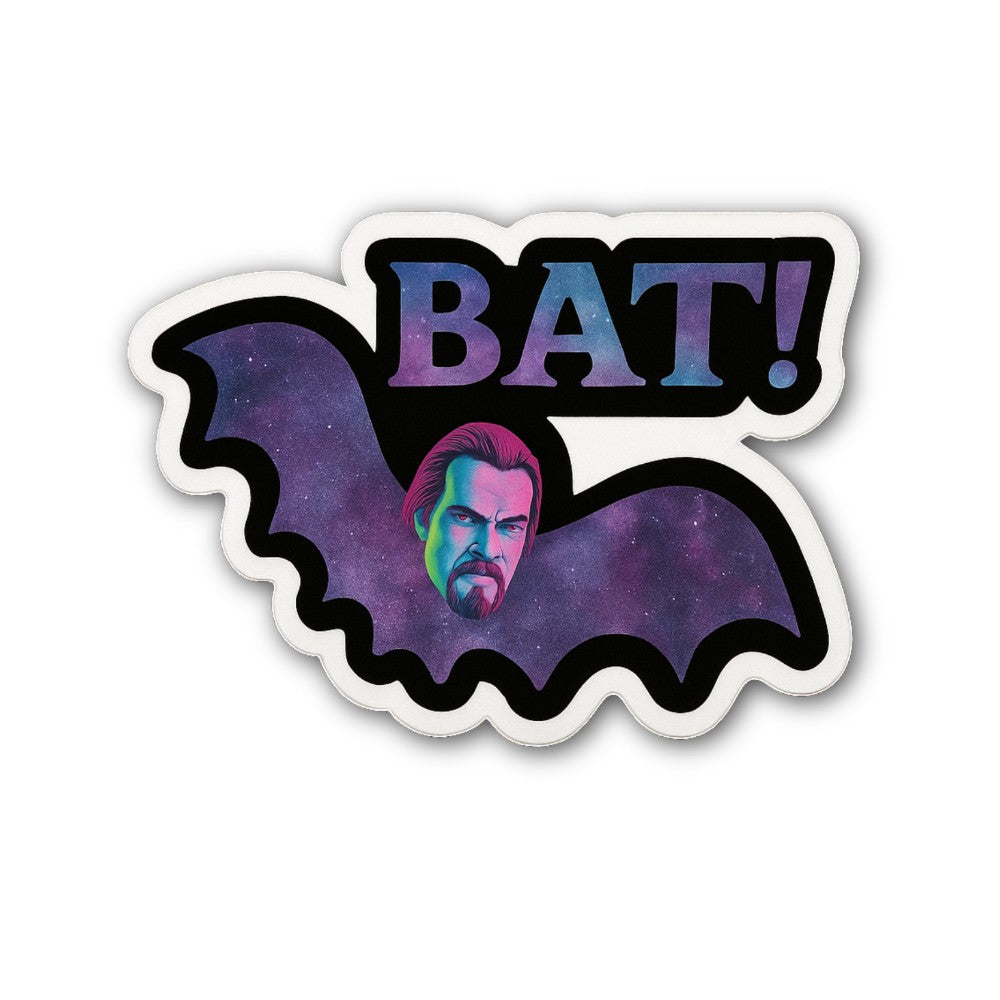 BAT Vampire Sticker, Waterproof Vinyl Decal Sticker Indoor Or Outdoor 2 (Pieces) 3" and 5"