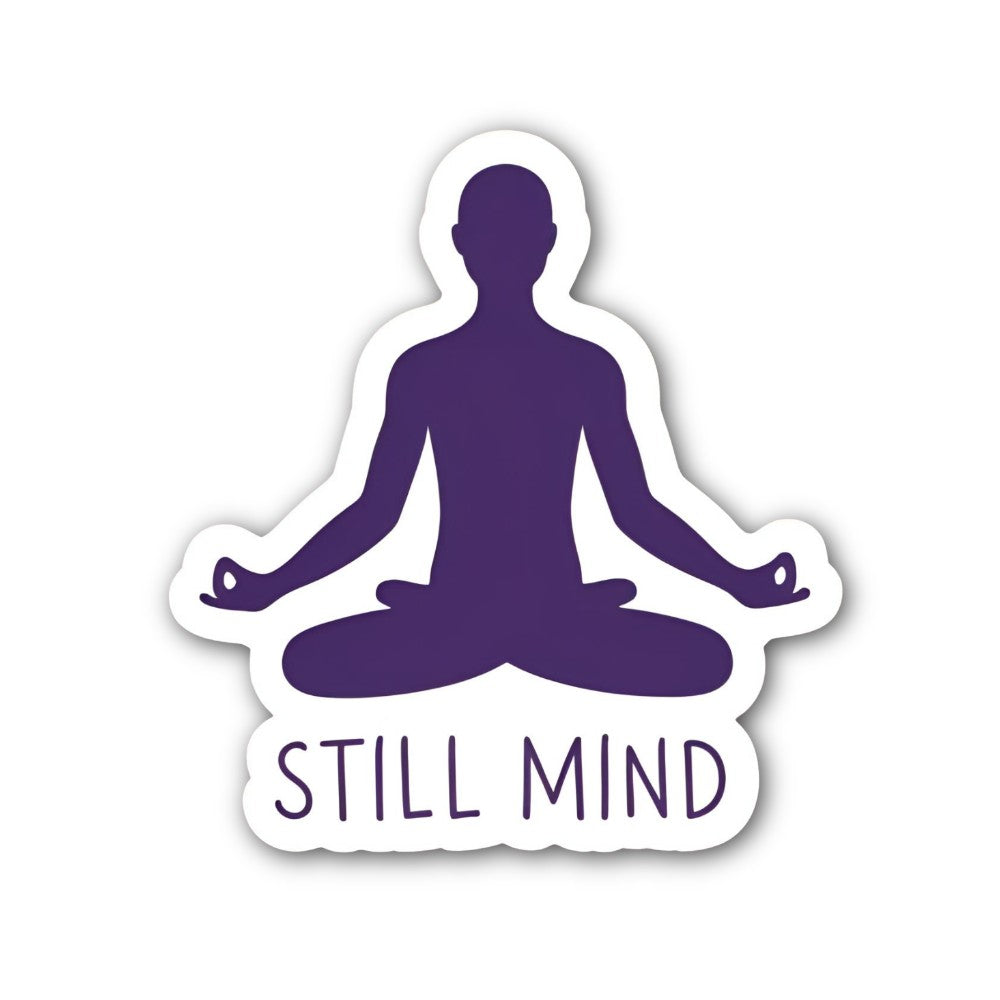 STILL MIND & BOY Sticker, Waterproof Vinyl Decal Sticker Indoor Or Outdoor 2 (Pieces) 3" and 5"