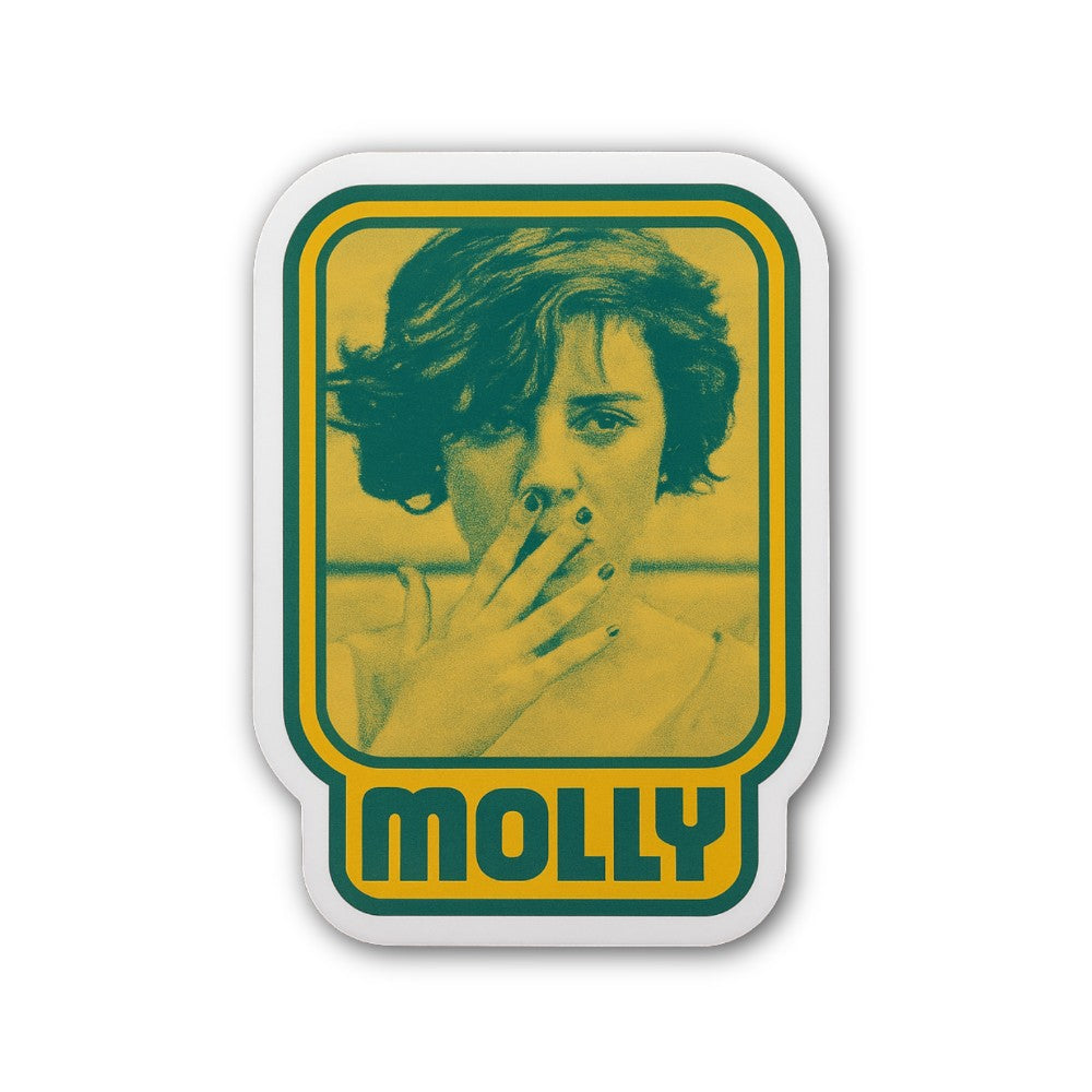 M0LLY Sticker, Waterproof Vinyl Decal Sticker Indoor Or Outdoor 2 (Pieces) 3" and 5"