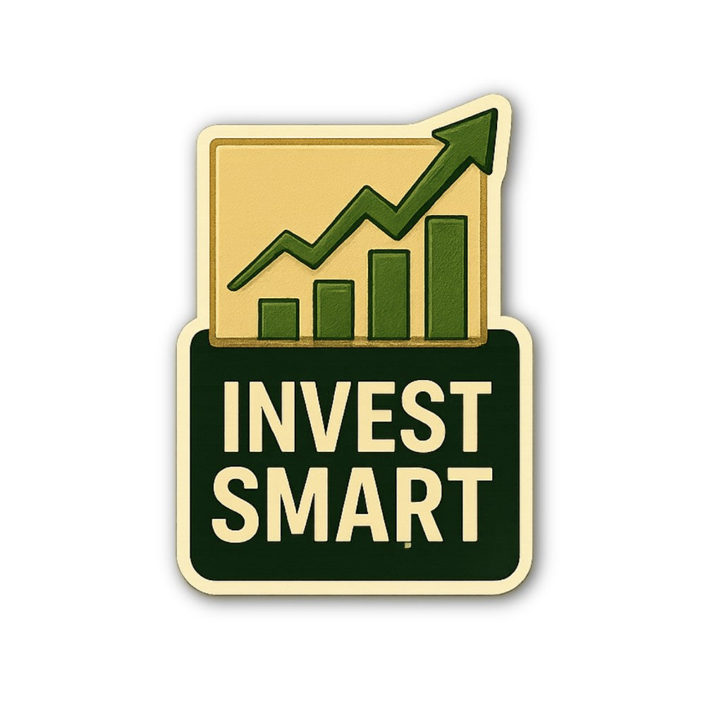 INVEST SMART Business Path Sticker, Waterproof Vinyl Decal Sticker Indoor Or Outdoor 2 (Pieces) 3" and 5"