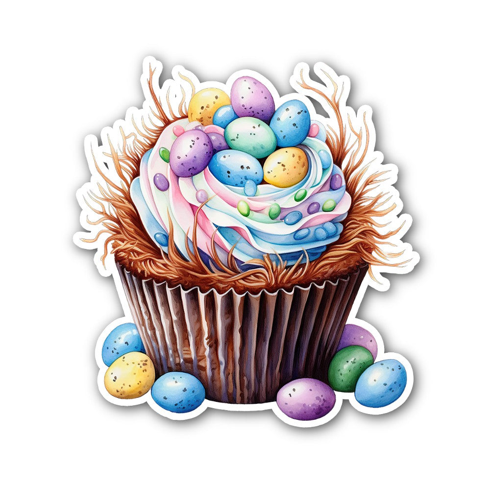 Easter celebrations Sticker, Waterproof Vinyl Decal Sticker Indoor Or Outdoor 2 (Pieces) 3" and 5"