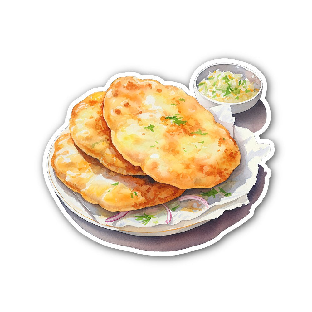 Delicious kalaadi Sticker, Waterproof Vinyl Decal Sticker Indoor Or Outdoor 2 (Pieces) 3" and 5"