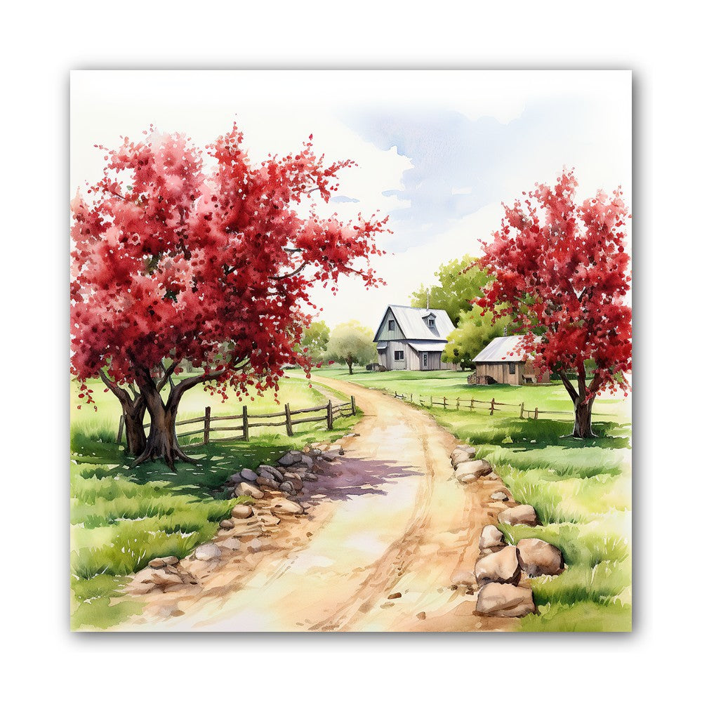 Beautiful park Sticker, Waterproof Vinyl Decal Sticker Indoor Or Outdoor 2 (Pieces) 3" and 5"
