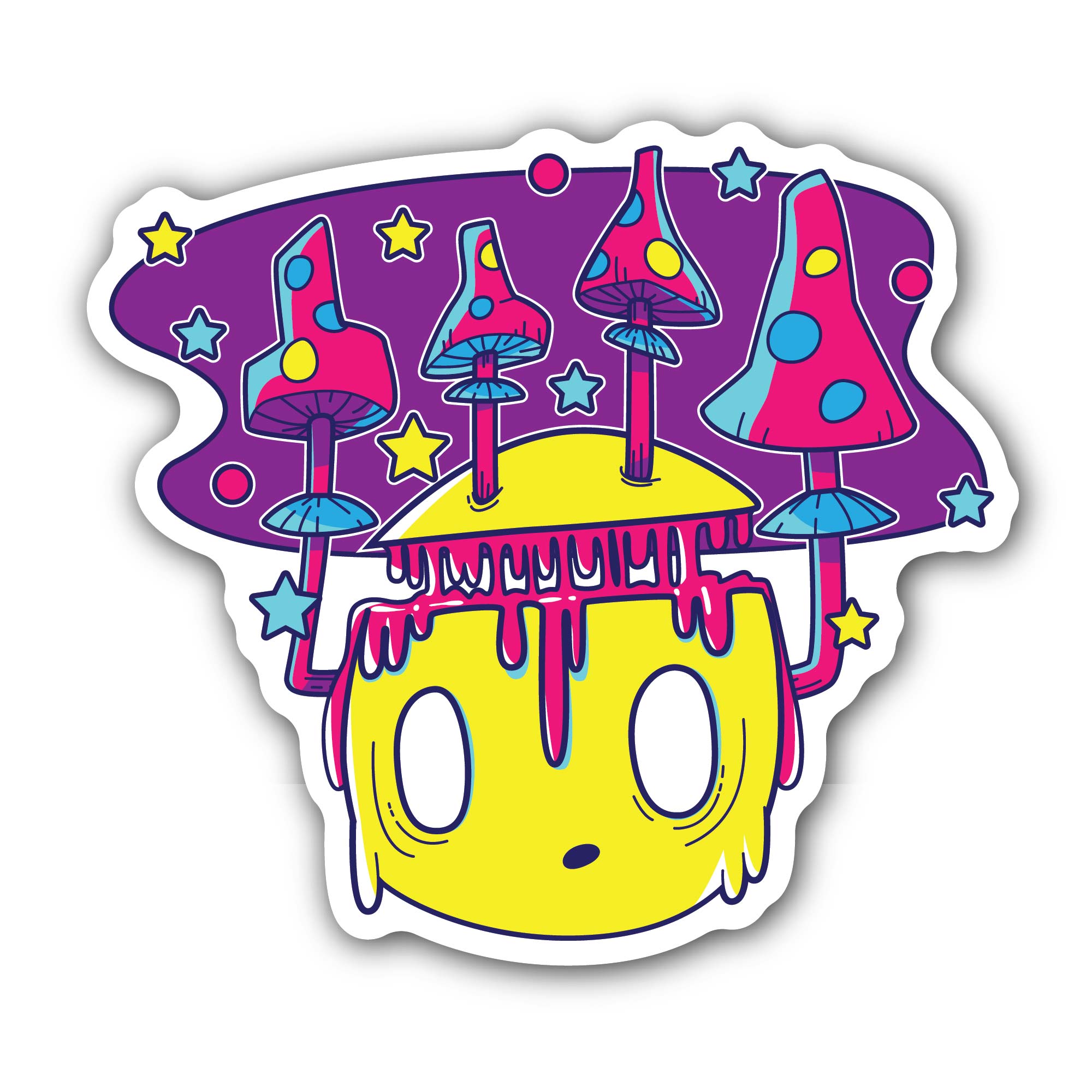 Lluvia de Ideas Sticker, Waterproof Vinyl Decal Sticker Indoor Or Outdoor 2 (Pieces) 3" and 5"