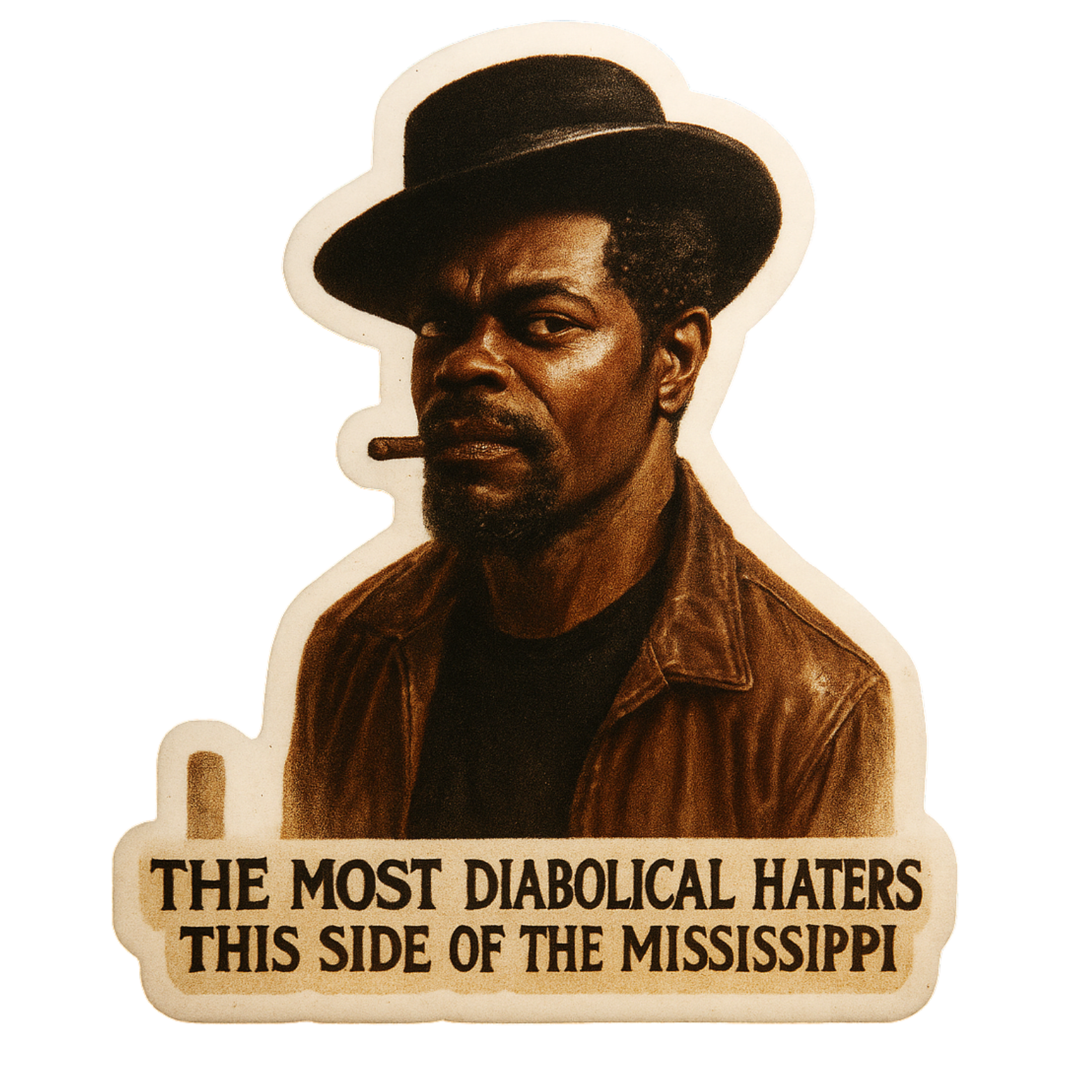 The Most Diabolical Haters - Aesthetic Vinyl Sticker – Waterproof Quote Decal Sticker for Laptop, Wa