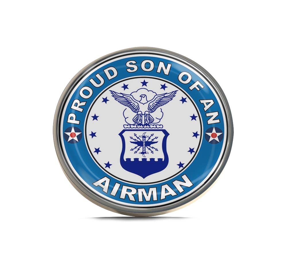 Proud Son of an Airman U.S. Air Force Limited Edition Lapel Pin Exclusive Metal Brooch Badge Accessories For Backpack, Clothes, Hats | Cute Gifts and Collectibles