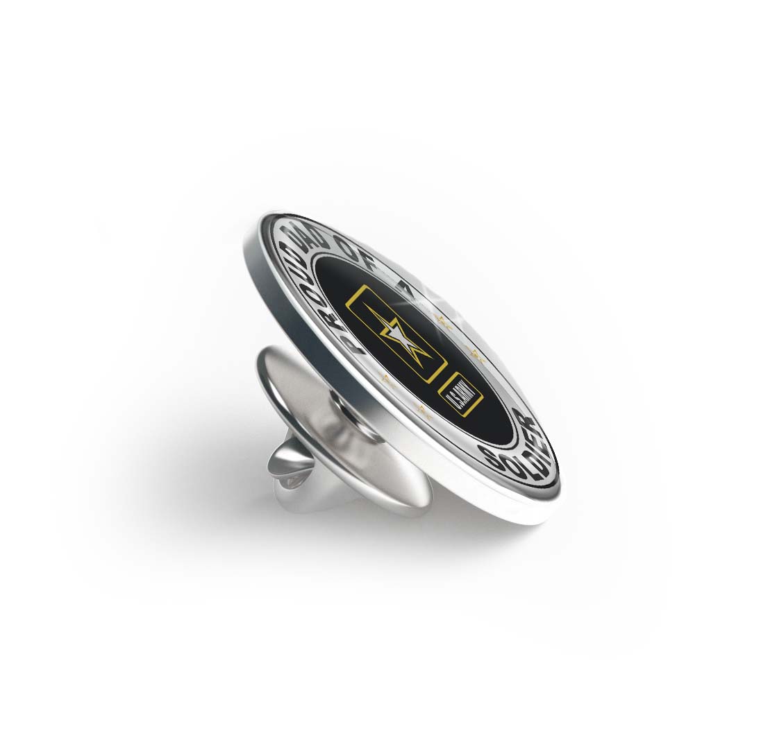 Proud Dad of a Soldier U.S. Army Limited Edition Lapel Pin Exclusive Metal Brooch Badge Accessories For Backpack, Clothes, Hats | Cute Gifts and Collectibles