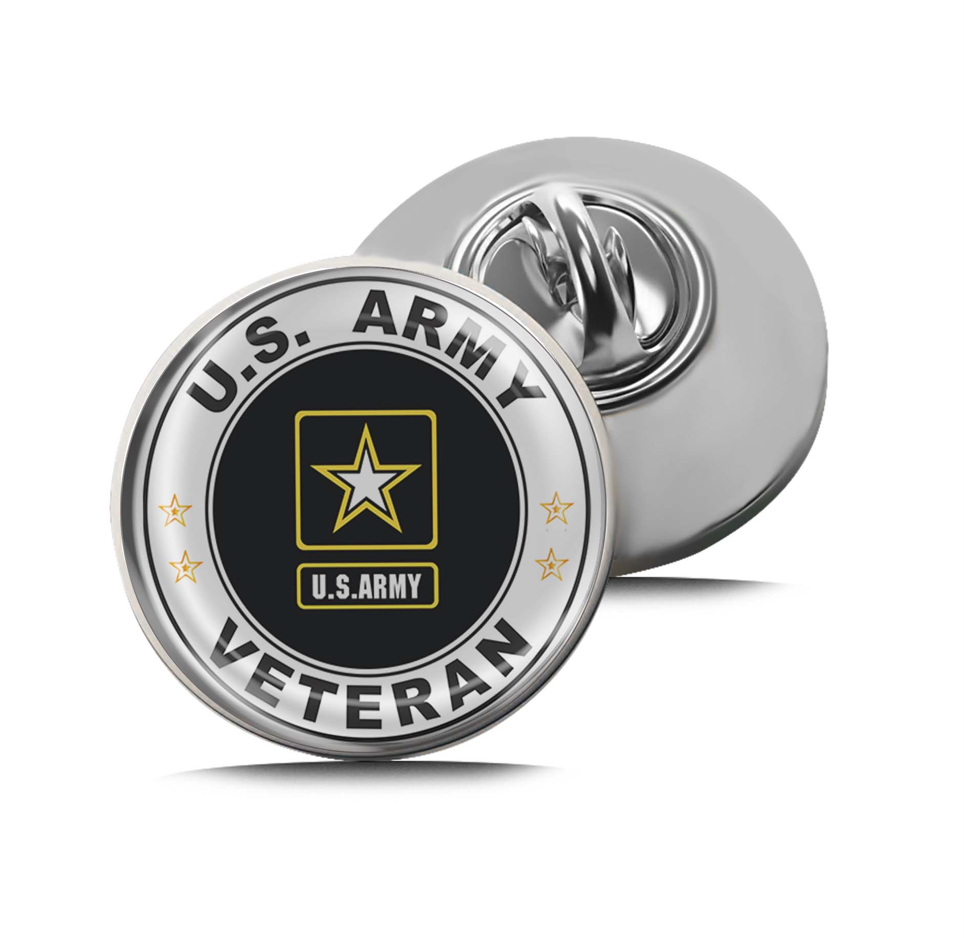 U.S. ARMY VETERAN Limited Edition Lapel Pin Exclusive Metal Brooch Badge Accessories For Backpack, Clothes, Hats | Cute Gifts and Collectibles