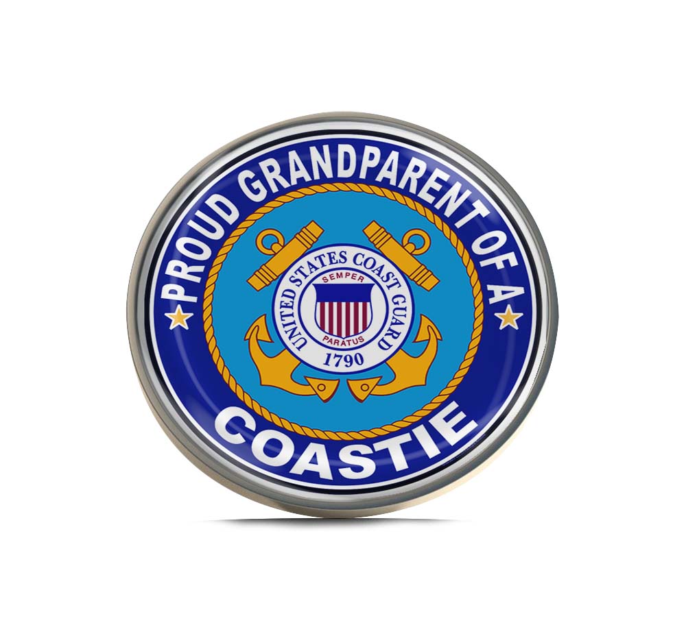 Proud Grandparent of a Coastie U.S. Coast Guard Limited Edition Lapel Pin Exclusive Metal Brooch Badge Accessories For Backpack, Clothes, Hats | Cute Gifts and Collectibles