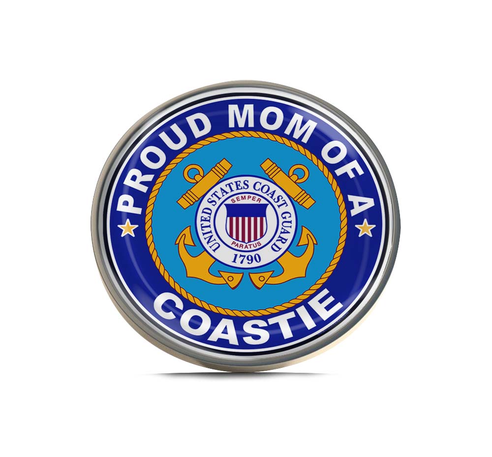 Proud Mom of a Coastie U.S. Coast Guard Limited Edition Lapel Pin Exclusive Metal Brooch Badge Accessories For Backpack, Clothes, Hats | Cute Gifts and Collectibles