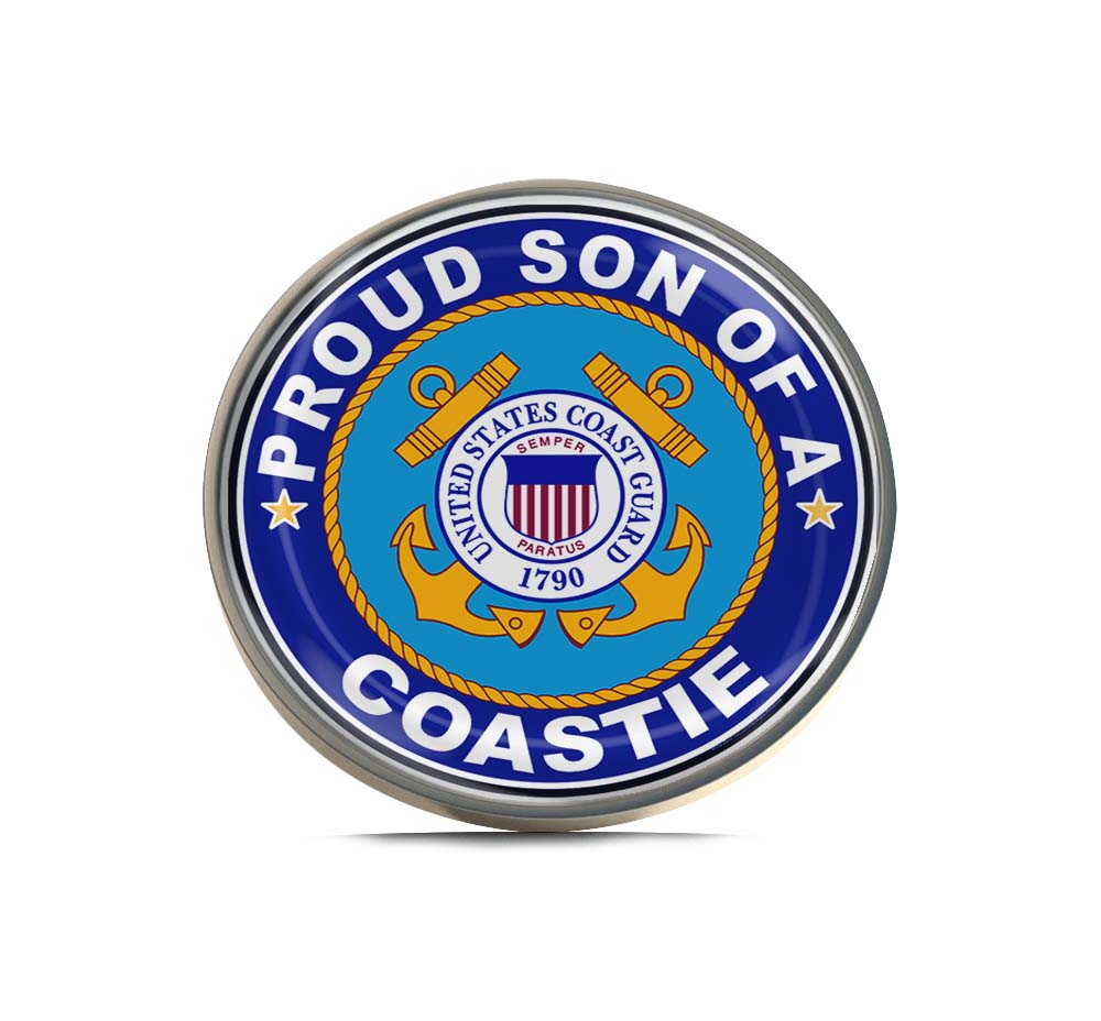 Proud Son of a Coastie U.S. Coast Guard Limited Edition Lapel Pin Exclusive Metal Brooch Badge Accessories For Backpack, Clothes, Hats | Cute Gifts and Collectibles