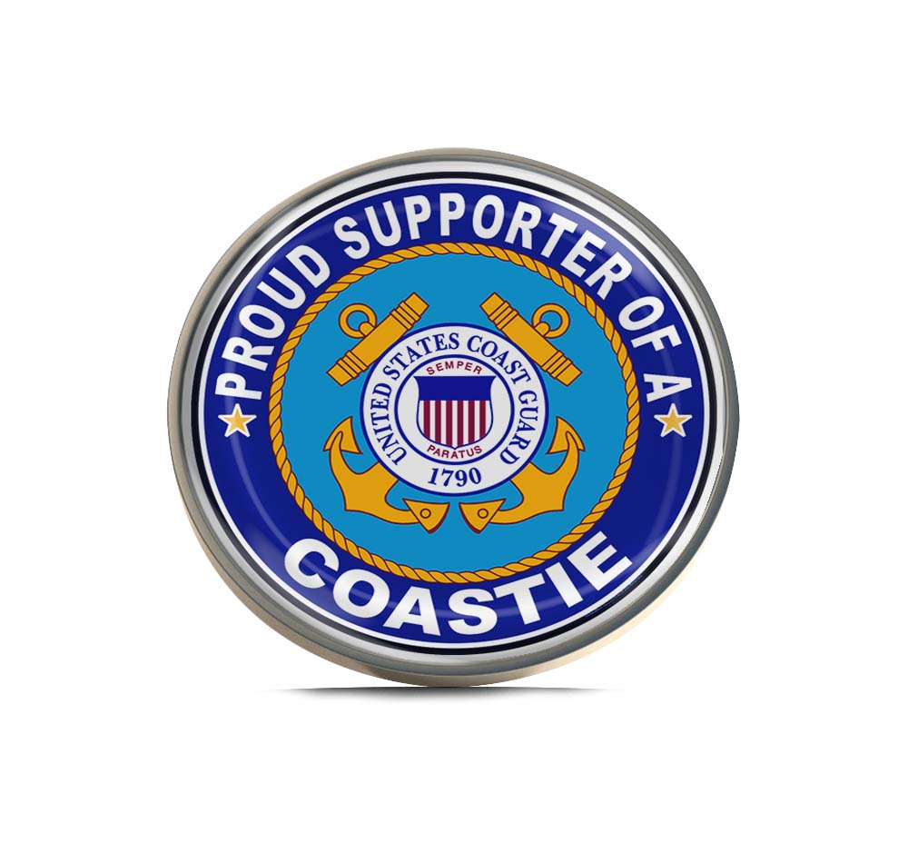 Proud Supporter of a Coastie U.S. Coast Guard Limited Edition Lapel Pin Exclusive Metal Brooch Badge Accessories For Backpack, Clothes, Hats | Cute Gifts and Collectibles