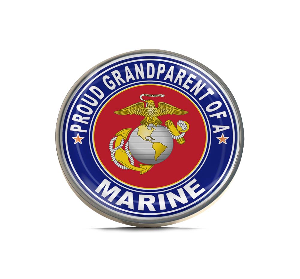 Proud Grandparent of a Marine U.S. Marine Corps Limited Edition Lapel Pin Exclusive Metal Brooch Badge Accessories For Backpack, Clothes, Hats | Cute Gifts and Collectibles