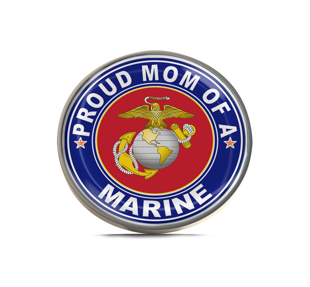 Proud Mom of a Marine U.S. Marine Corps Limited Edition Lapel Pin Exclusive Metal Brooch Badge Accessories For Backpack, Clothes, Hats | Cute Gifts and Collectibles