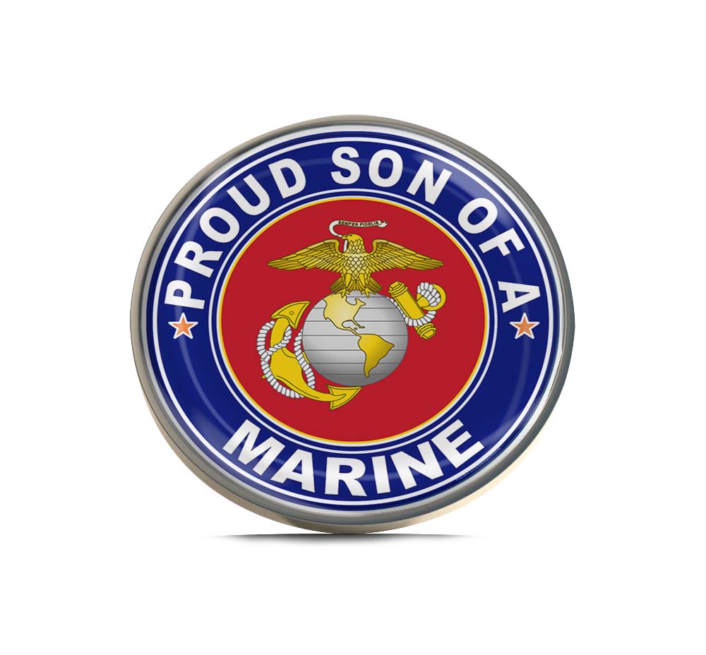 Proud Son of a Marine U.S. Marine Corps Limited Edition Lapel Pin Exclusive Metal Brooch Badge Accessories For Backpack, Clothes, Hats | Cute Gifts and Collectibles