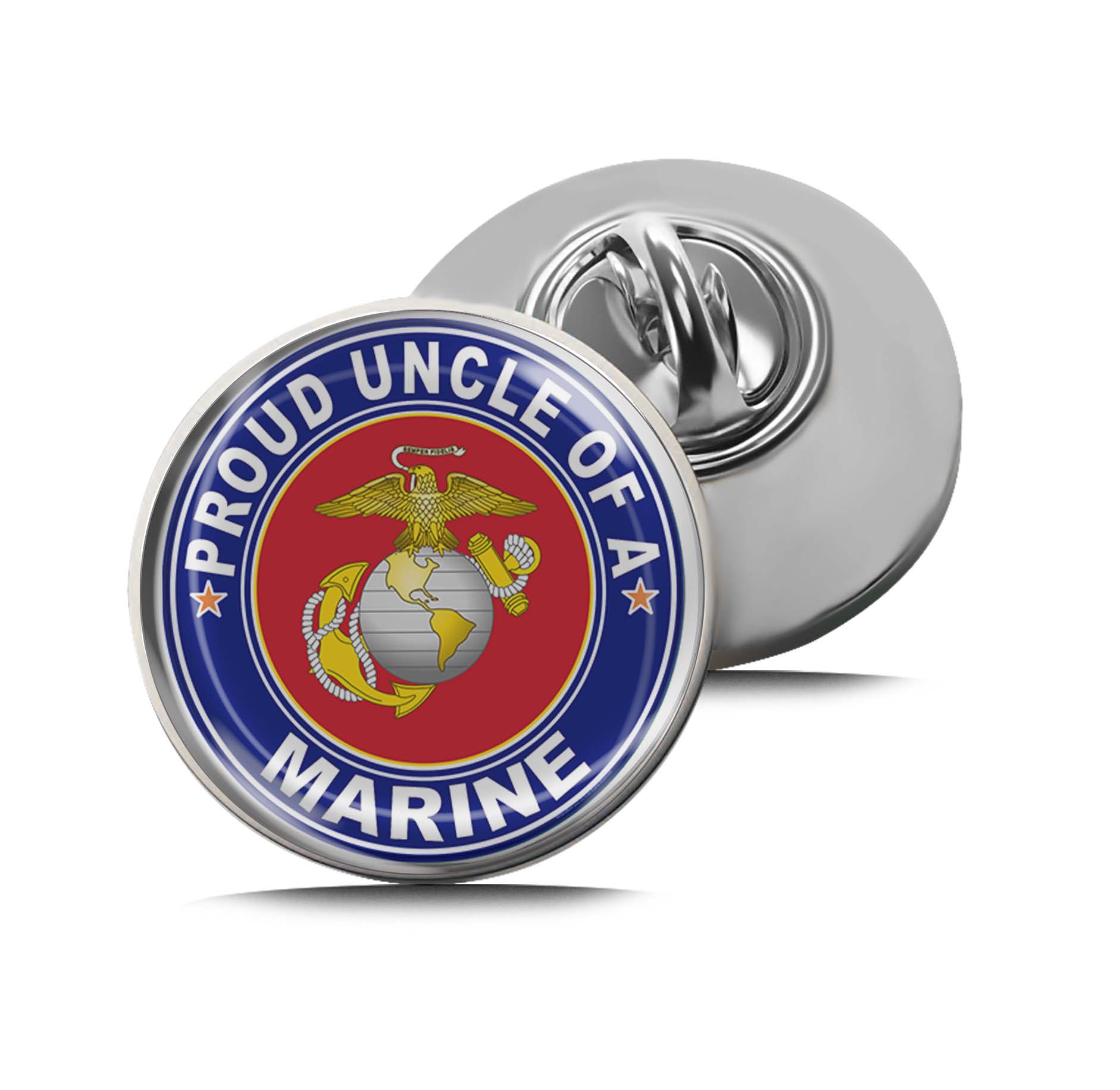 Proud Uncle of a Marine U.S. Marine Corps Limited Edition Lapel Pin Exclusive Metal Brooch Badge Accessories For Backpack, Clothes, Hats | Cute Gifts and Collectibles