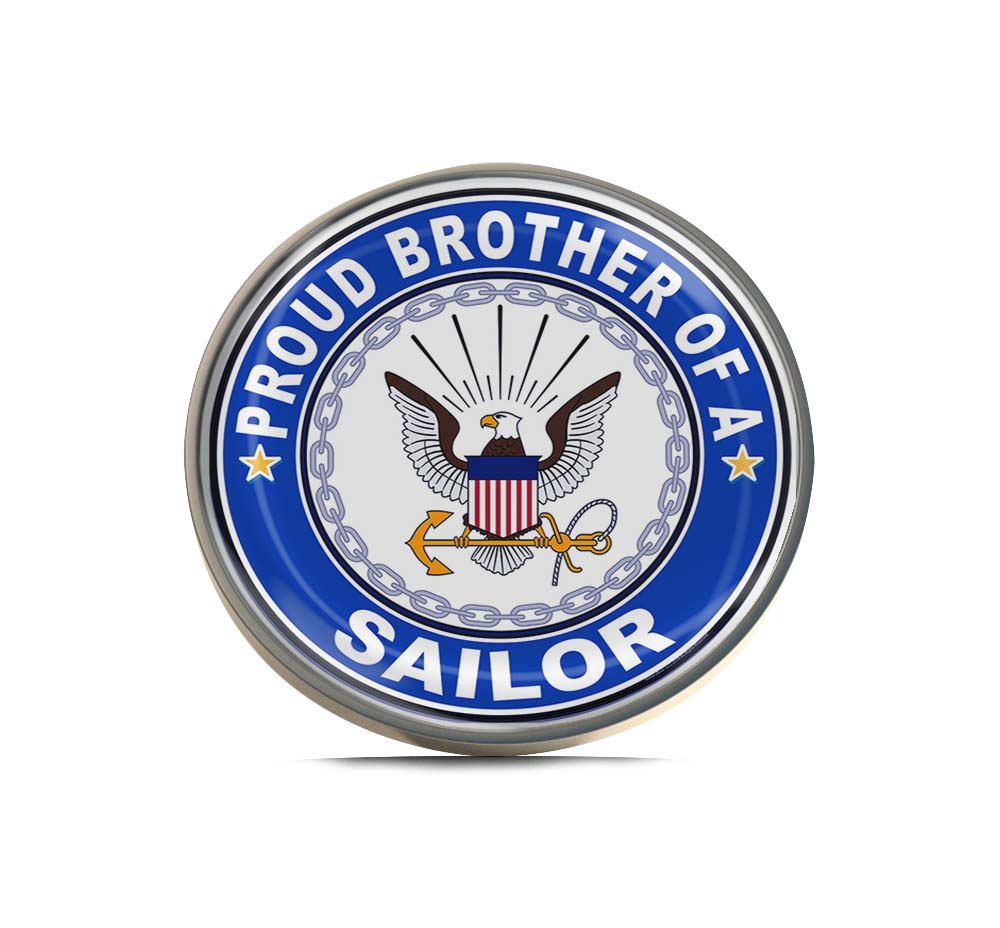 Proud Brother of a Sailor U.S. Navy Limited Edition Lapel Pin Exclusive Metal Brooch Badge Accessories For Backpack, Clothes, Hats | Cute Gifts and Collectibles