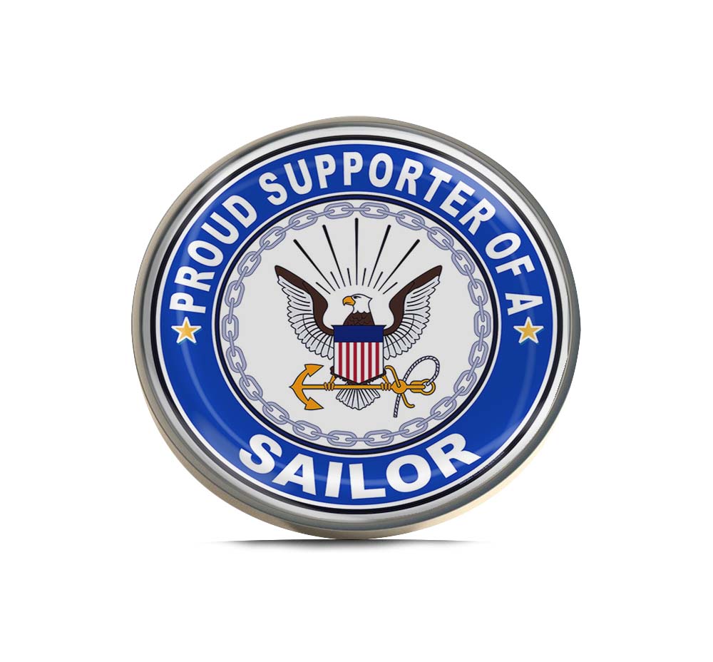 Proud Supporter of a Sailor U.S. Navy Limited Edition Lapel Pin Exclusive Metal Brooch Badge Accessories For Backpack, Clothes, Hats | Cute Gifts and Collectibles
