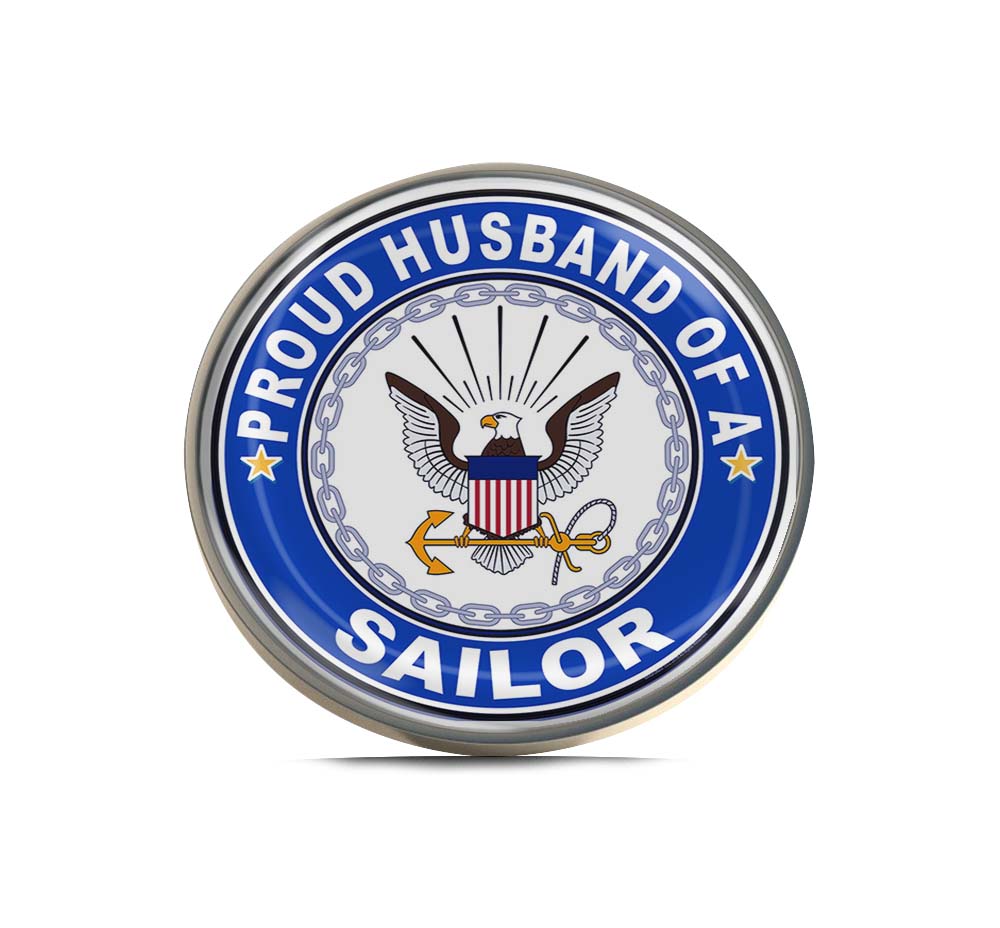 Proud Husband of a Sailor U.S. Navy Limited Edition Lapel Pin Exclusive Metal Brooch Badge Accessories For Backpack, Clothes, Hats | Cute Gifts and Collectibles