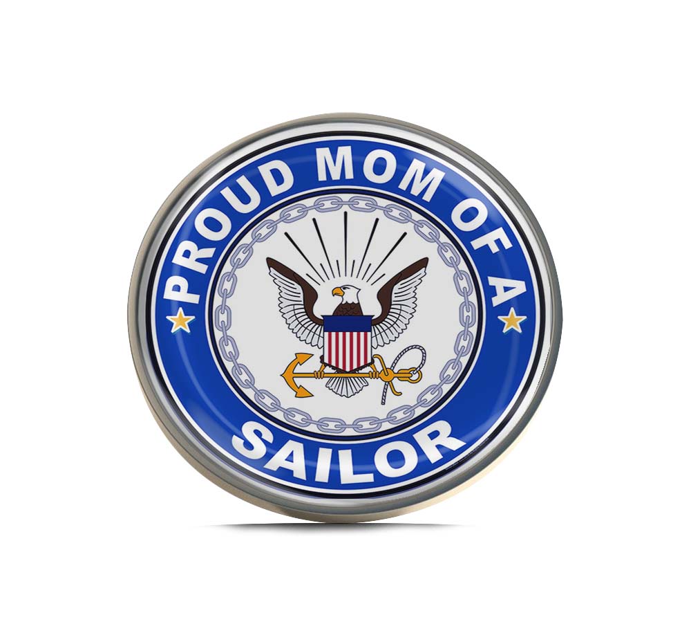 Proud Mom of a Sailor U.S. Navy Limited Edition Lapel Pin Exclusive Metal Brooch Badge Accessories For Backpack, Clothes, Hats | Cute Gifts and Collectibles