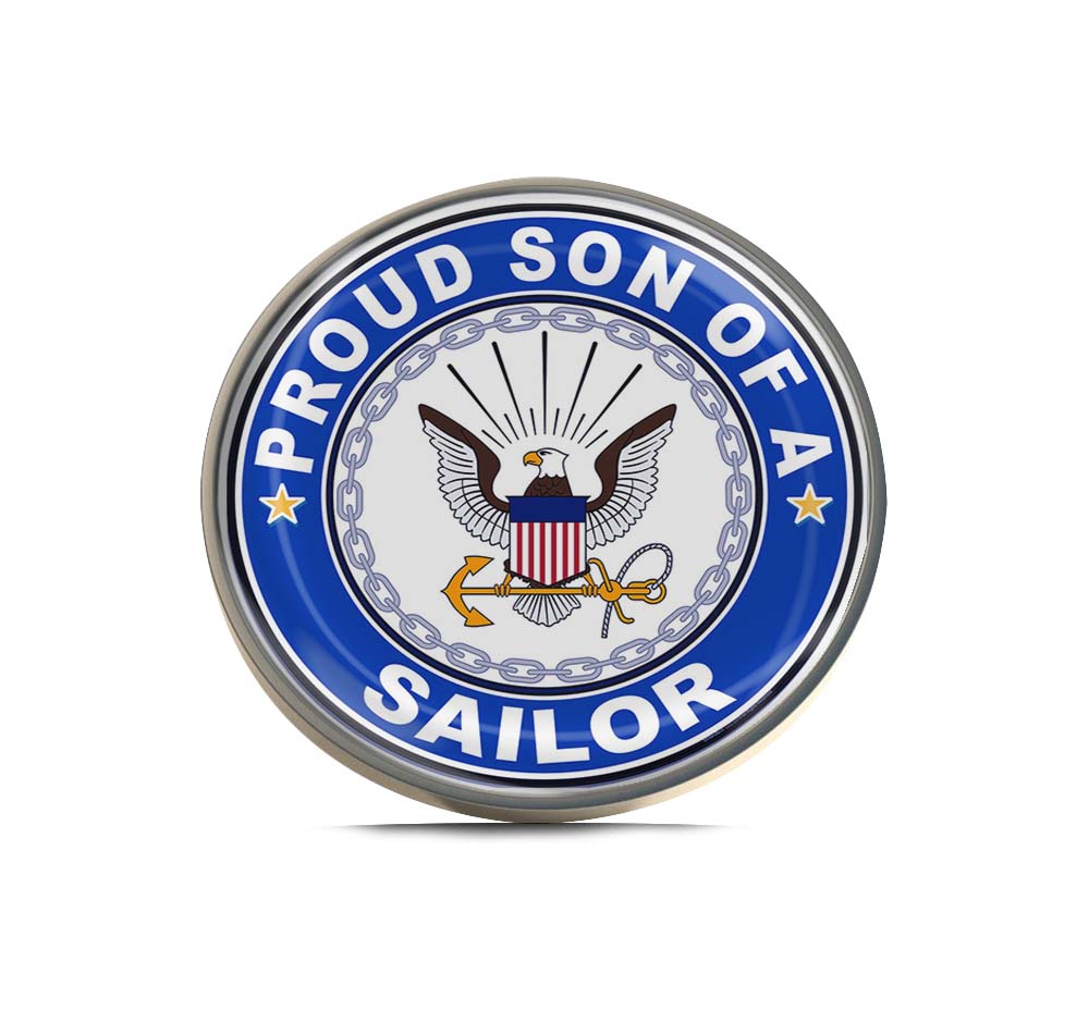 Proud Son of a Sailor U.S. Navy Limited Edition Lapel Pin Exclusive Metal Brooch Badge Accessories For Backpack, Clothes, Hats | Cute Gifts and Collectibles