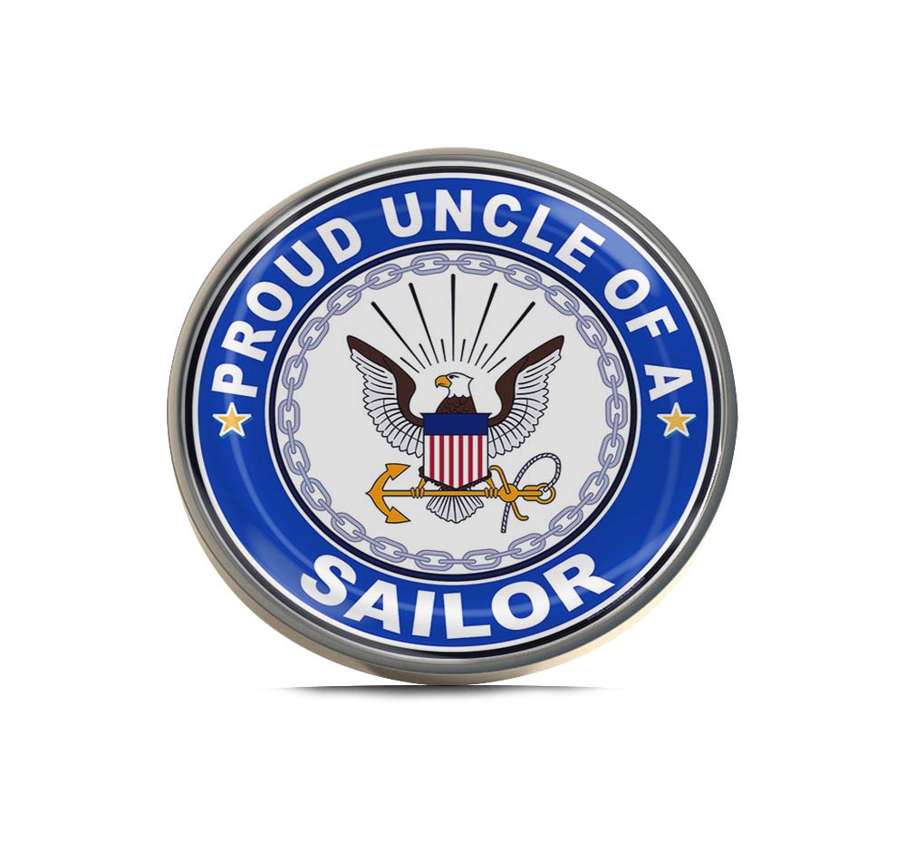 Proud Uncle of a Sailor U.S. Navy Limited Edition Lapel Pin Exclusive Metal Brooch Badge Accessories For Backpack, Clothes, Hats | Cute Gifts and Collectibles