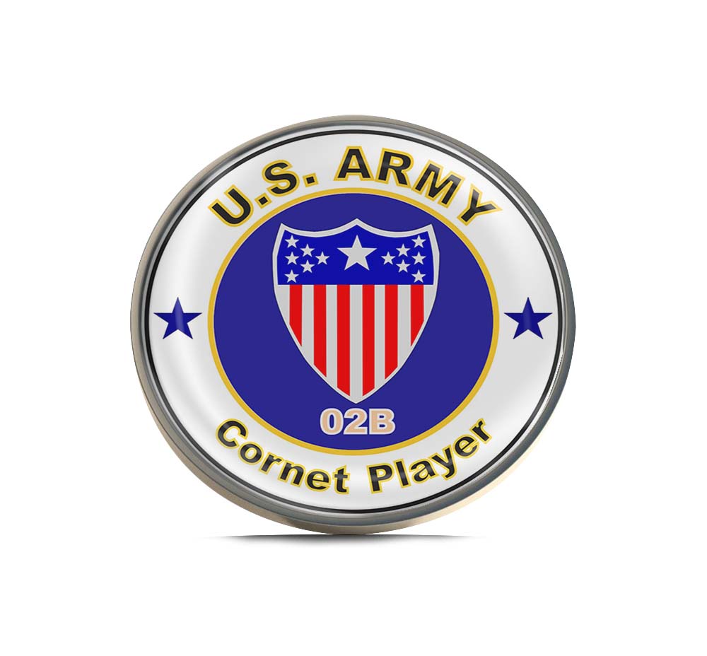 U.S. Army MOS 02B Coronet Limited Edition Lapel Pin Exclusive Metal Brooch Badge Accessories For Backpack, Clothes, Hats | Cute Gifts and Collectibles