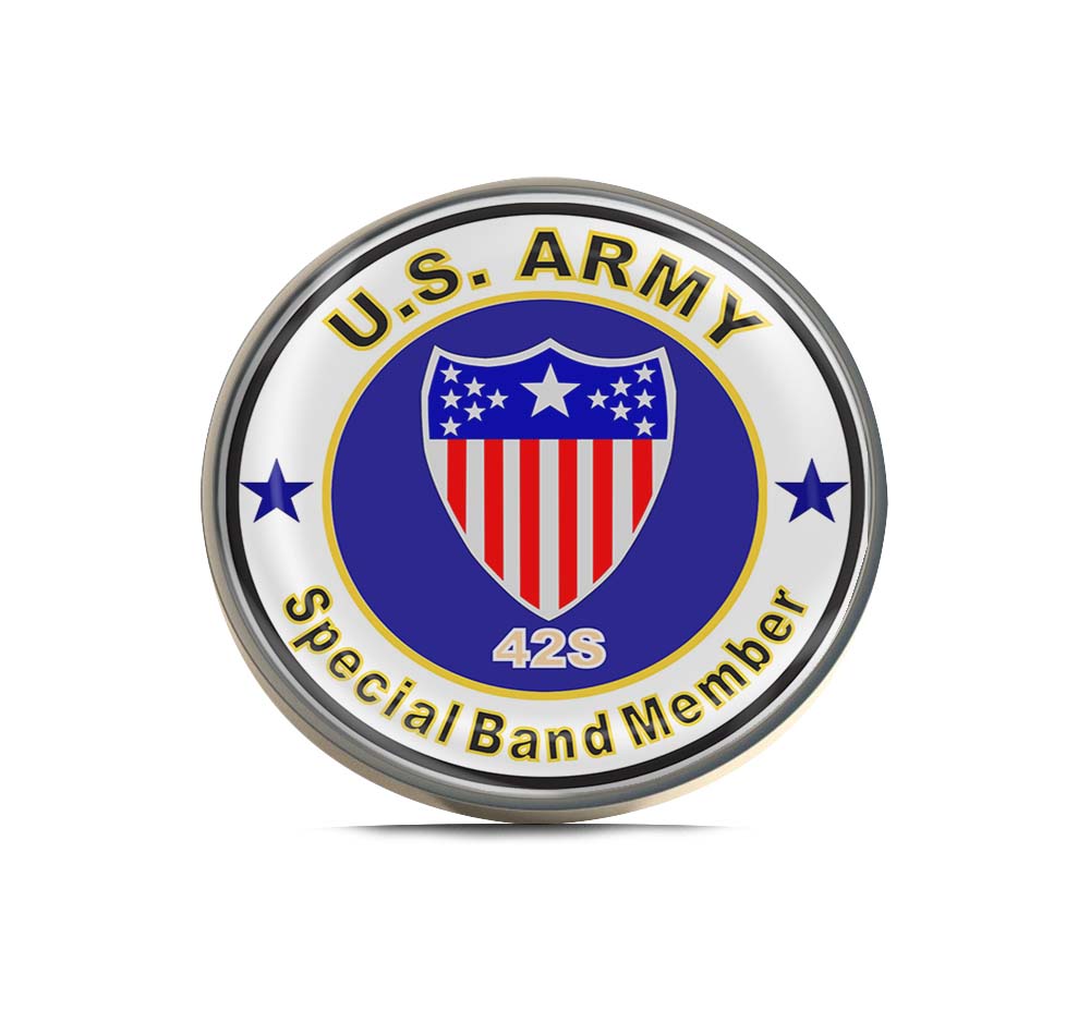 U.S. Army MOS 42S Special Band Member Limited Edition Lapel Pin Exclusive Metal Brooch Badge Accessories For Backpack, Clothes, Hats | Cute Gifts and Collectibles