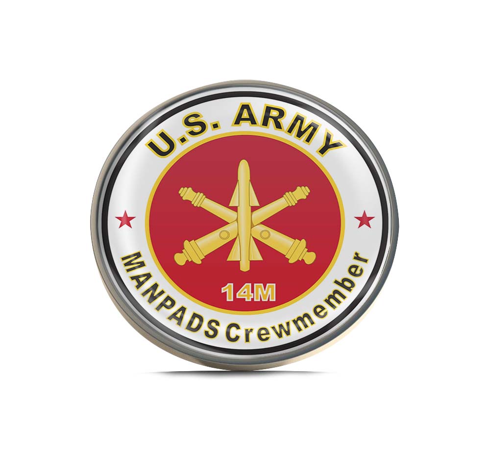 U.S. Army MOS 14M ManPADS Crewmember Limited Edition Lapel Pin Exclusive Metal Brooch Badge Accessories For Backpack, Clothes, Hats | Cute Gifts and Collectibles