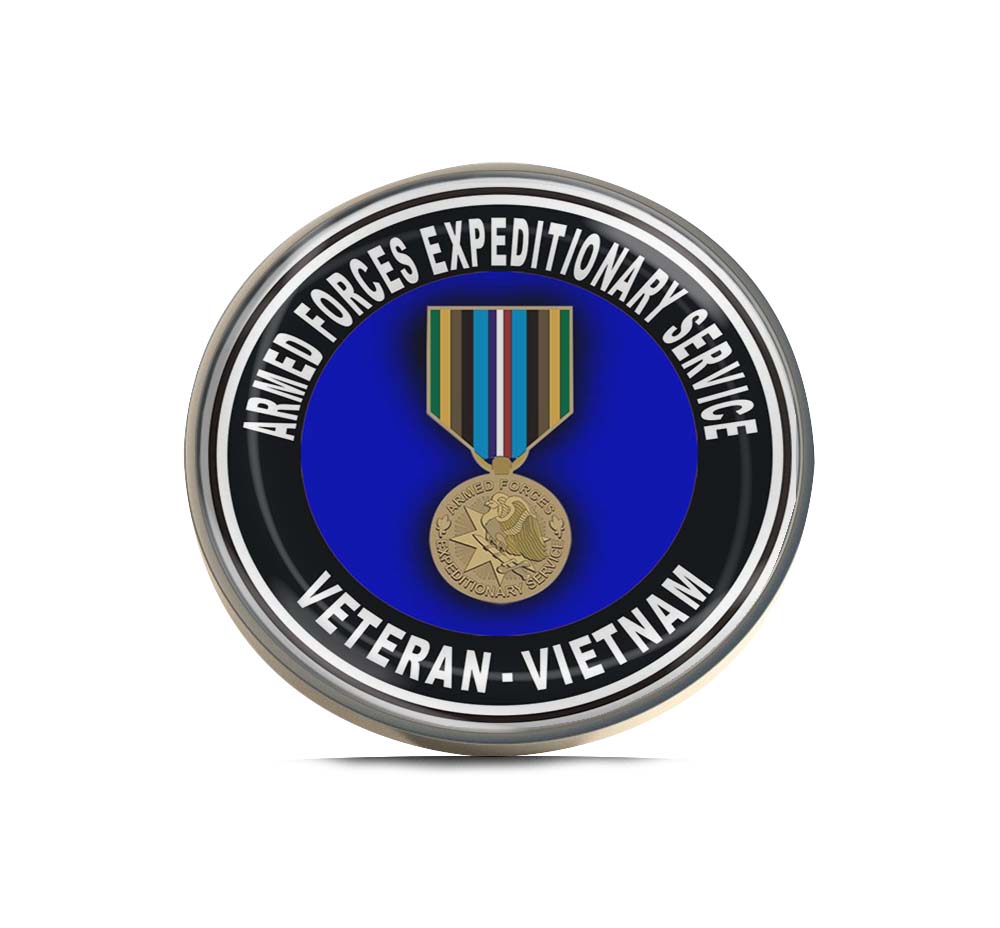 Armed Forces Expeditionary Medal Vitenam Limited Edition Lapel Pin Exclusive Metal Brooch Badge Accessories For Backpack, Clothes, Hats | Cute Gifts and Collectibles