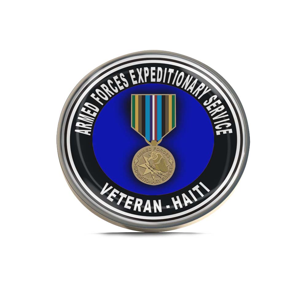 Armed Forces Expeditionary Medal Haiti Limited Edition Lapel Pin Exclusive Metal Brooch Badge Accessories For Backpack, Clothes, Hats | Cute Gifts and Collectibles