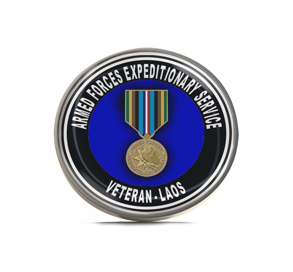 Armed Forces Expeditionary Medal Laos Limited Edition Lapel Pin Exclusive Metal Brooch Badge Accessories For Backpack, Clothes, Hats | Cute Gifts and Collectibles