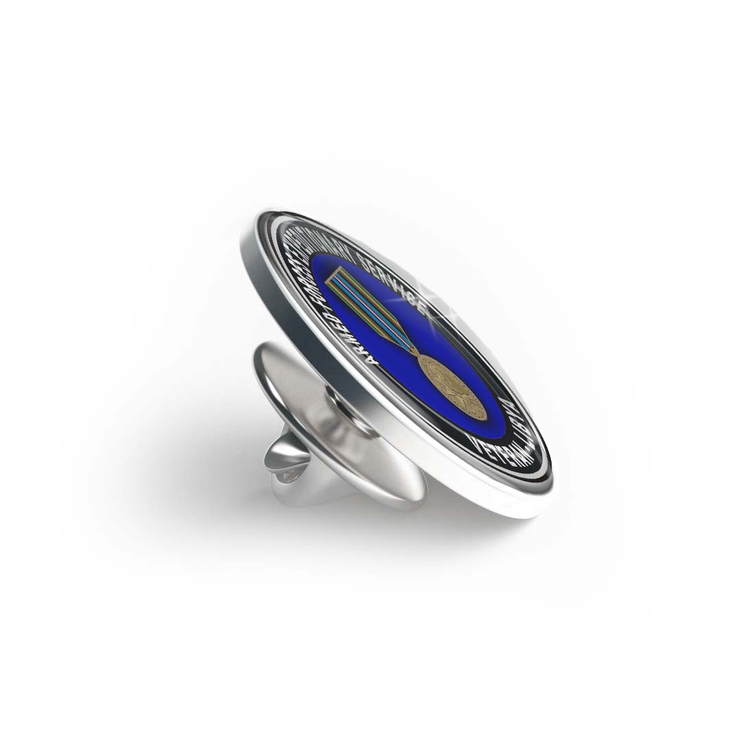 Armed Forces Expeditionary Medal Libya Limited Edition Lapel Pin Exclusive Metal Brooch Badge Accessories For Backpack, Clothes, Hats | Cute Gifts and Collectibles