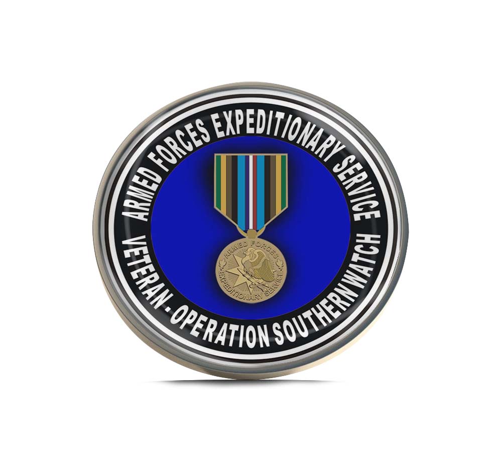 Armed Forces Expeditionary Medal operation southern watch Limited Edition Lapel Pin Exclusive Metal Brooch Badge Accessories For Backpack, Clothes, Hats | Cute Gifts and Collectibles
